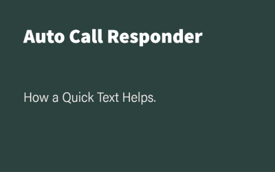 Respond to missed calls with a text