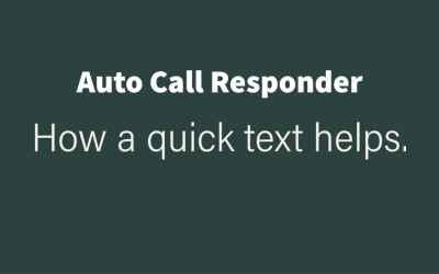 Respond to missed calls with a text