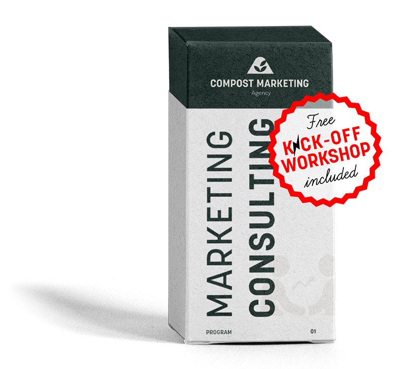 Marketing Consulting A visualization of our compost marketing consulting package.