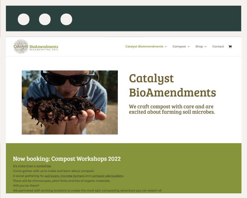 Catalyst BioAmendments Website